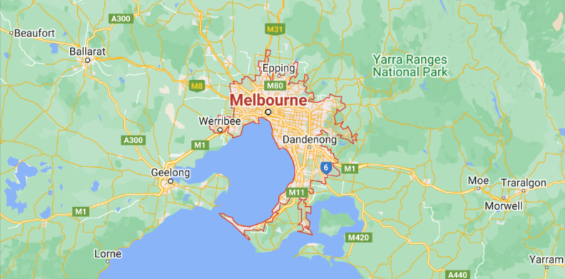 melbourne map Google Search